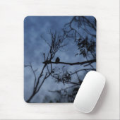 モーニングフォグバードオンブランチマウスパッド マウスパッド (マウス)