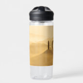 モーニングフォグ金ゴールドレイヤ日の出ホーム引用文 ウォーターボトル (正面)