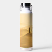 モーニングフォグ金ゴールドレイヤ日の出ホーム引用文 ウォーターボトル (正面)