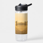 モーニングフォグ金ゴールドレイヤ日の出ホーム引用文 ウォーターボトル (左面)