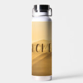 モーニングフォグ金ゴールドレイヤ日の出ホーム引用文 ウォーターボトル (背面)