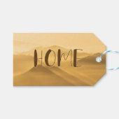 モーニングフォグ金ゴールドレイヤ日の出ホーム引用文 ギフトタグ (正面(横))