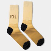 モーニングフォグ金ゴールドレイヤ日の出ホーム引用文 ソックス (右)