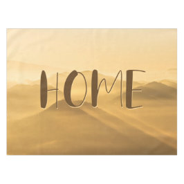 モーニングフォグ金ゴールドレイヤ日の出ホーム引用文 テーブルクロス