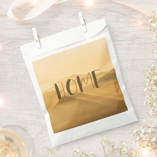 モーニングフォグ金ゴールドレイヤ日の出ホーム引用文 フェイバーバッグ (クリップ留めされた状態)