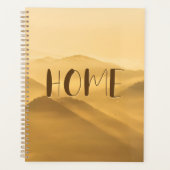 モーニングフォグ金ゴールドレイヤ日の出ホーム引用文 プランナー手帳 (正面)