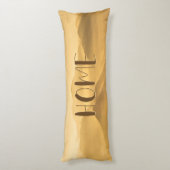 モーニングフォグ金ゴールドレイヤ日の出ホーム引用文 ボディピロー (裏面 (縦))