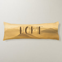 モーニングフォグ金ゴールドレイヤ日の出ホーム引用文 ボディピロー