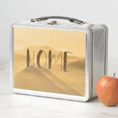 モーニングフォグ金ゴールドレイヤ日の出ホーム引用文 メタルランチボックス (インサイチュ)