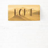 モーニングフォグ金ゴールドレイヤ日の出ホーム引用文 横断幕 (インサイチュ)