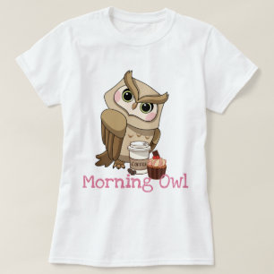 モーニングフクロウTシャツ Tシャツ