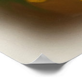 モーニングフラワー油プリント ポスター (角)