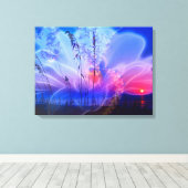 モーニングフラワー – キャンバス (インサイチュ (ウッドフロア))