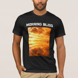 モーニングブリス日の出デザイン Tシャツ