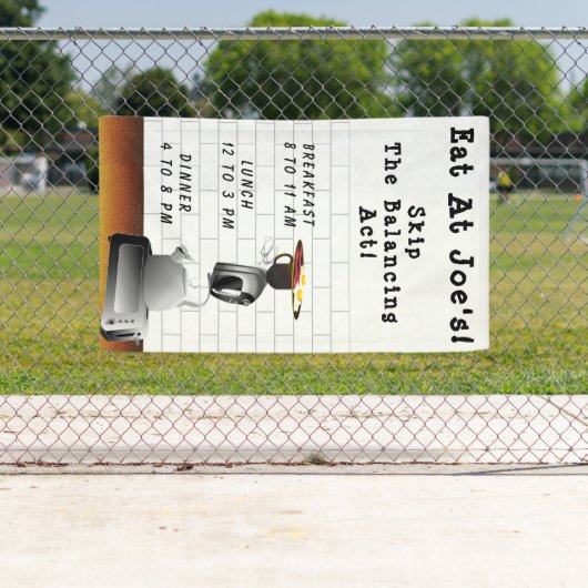 モーニングブレックファーストフード 横断幕 (インサイチュ)