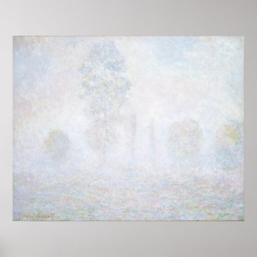 モーニングヘイズクロードモネファインアート ポスター (正面)