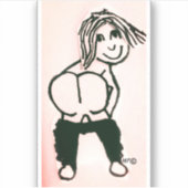 モーニングベアお尻カスタムシール シール (正面)