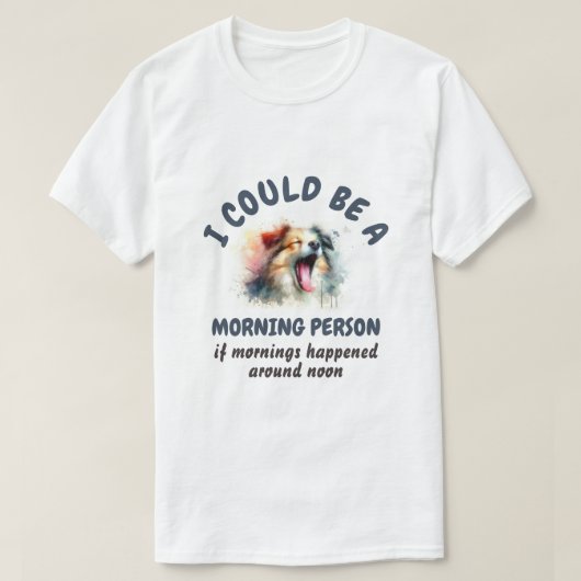 モーニングペット Tシャツ (デザイン正面)