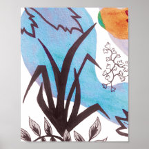 モーニングボタニカルIアートプリント