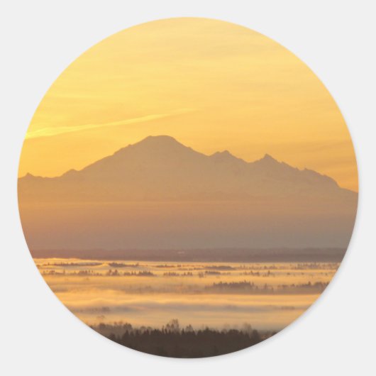 モーニングマウンテン魔法。 ラウンドシール (正面)