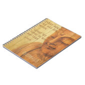 モーニングマントラデイリーセイフションブッダ引用文 ノートブック (左側)