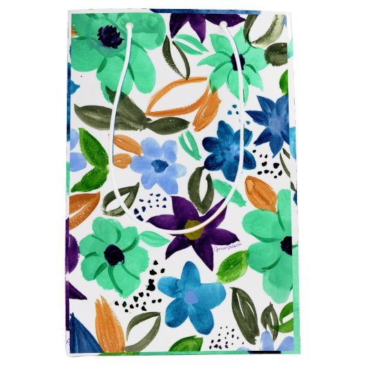 モーニングミントミディアム抱き枕 ミディアムペーパーバッグ (正面)