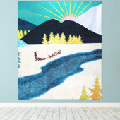 モーニングムッシャー キャンバスプリント (インサイチュ (ウッドフロア))