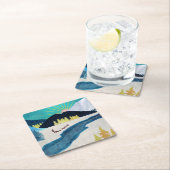 モーニングムッシャー スクエアペーパーコースター (インサイチュ)