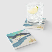 モーニングムッシャー ストーンコースター (横)