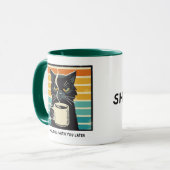 モーニングムードキャットコーヒー マグカップ (正面左)