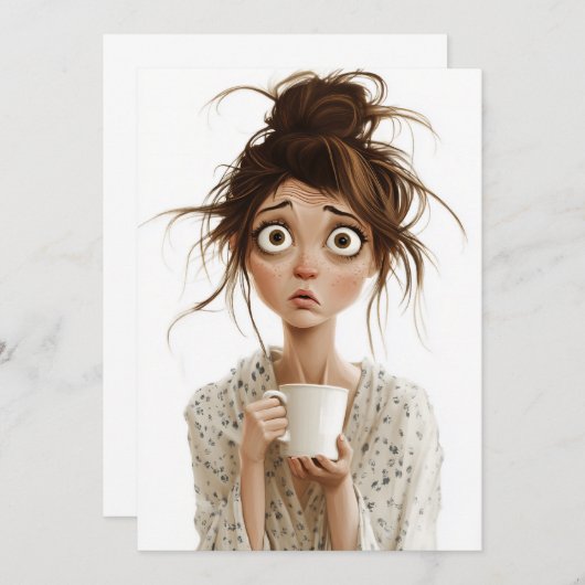 モーニングメイヘム 招待状 (正面/裏面)