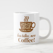 モーニングメッセーよくはしゃぐジ付きコーヒーカップ ジャンボコーヒーマグカップ (右)