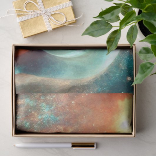 モーニングメドウかわいい女の子と馬のデコパージュ 薄葉紙 (ギフト)