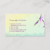 モーニングメドウトンフライエレガント名刺 名刺 (裏面)