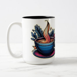 モーニングモチベーションのシール ツートーンマグカップ