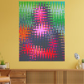 モーニングモナリザ抽象芸術油 キャンバスプリント (インサイチュ (リビング))