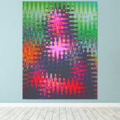 モーニングモナリザ抽象芸術油 キャンバスプリント (インサイチュ (ウッドフロア))