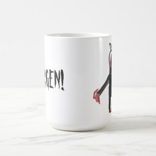 モーニングモンスターマグ モーフィングマグカップ (中央)