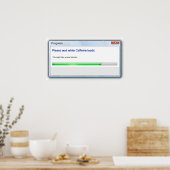 モーニングユーモアプリント ポスター (キッチン)