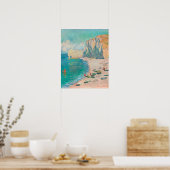 モーニングライトのルーアン大聖堂のポータル ポスター (キッチン)