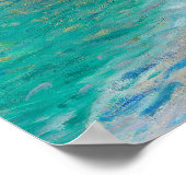 モーニングライトのルーアン大聖堂のポータル ポスター (角)