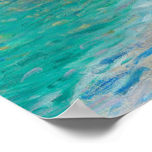 モーニングライトのルーアン大聖堂のポータル ポスター (角)