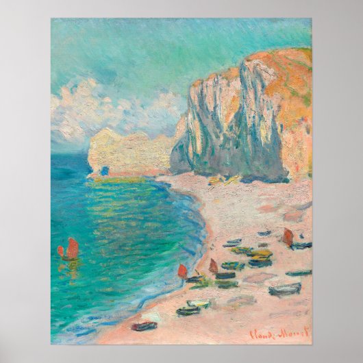 モーニングライトのルーアン大聖堂のポータル ポスター (正面)