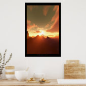 モーニングライト ポスター (キッチン)