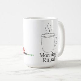 "モーニングリチュアル" シンプルマグカップ | Simple Li コーヒーマグカップ