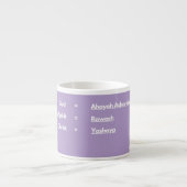 モーニングリマインダーコーヒーマグ エスプレッソカップ (正面)