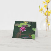 モーニングリリー カード (黄色い花)