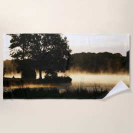 モーニングレイクシーンbtcna ビーチタオル