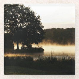 モーニングレイクシーンcoastercna ガラスコースター