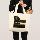 モーニングレイクシーンjtcna ラージトートバッグ (正面(商品))